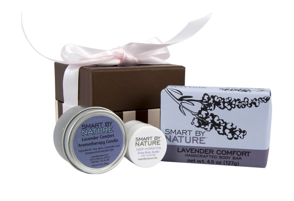 Lavender Comfort Soap and Soy Wax Candle Gift Set